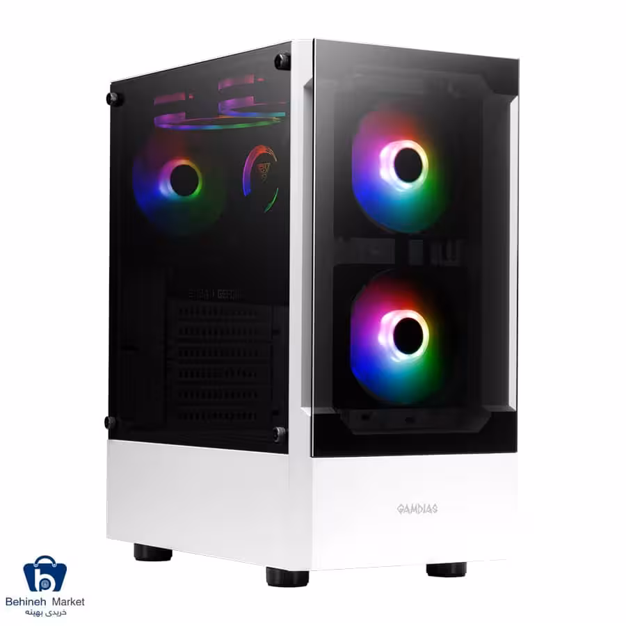 کیس کامپیوتر گیم دیاس مدل TALOS-E3 White