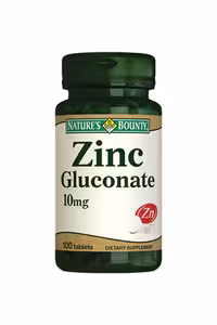 قرص زینک گلوکونات 10 میلی گرم Nature&#039;s Bounty - بسته 100 عددی