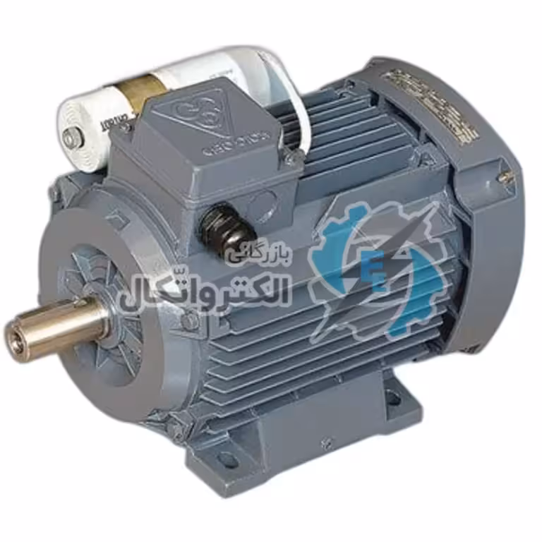 الکتروموتور تک فاز خازن دائم (CR) فریم 71 آلومینیومی 0.37 کیلووات (0.5 اسب) 1500 دور موتوژن