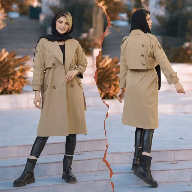 مانتو پاییزه کتان زارا
