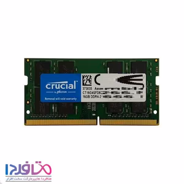 رم لپ تاپ کروشیال 16 گیگابایت PC4-21300 با فرکانس 2666 مگاهرتز