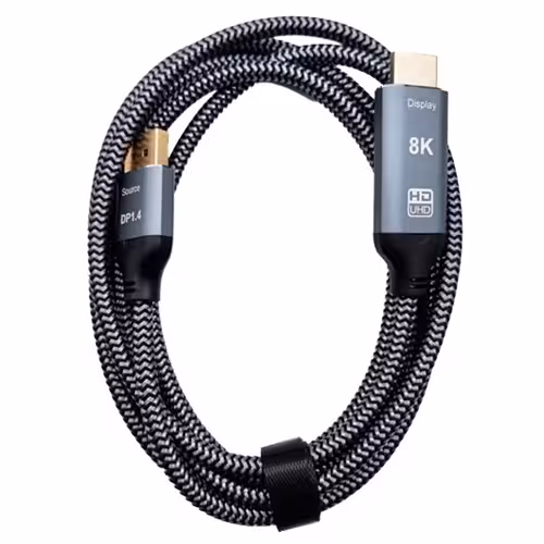 کابل دیسپلی به اچ دی ام ای 2 متر کوتسی Coteci Dp To Hdmi HD 8K Cable 87406
