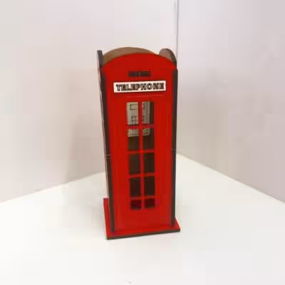 باجه تلفن جا مدادی قرمز