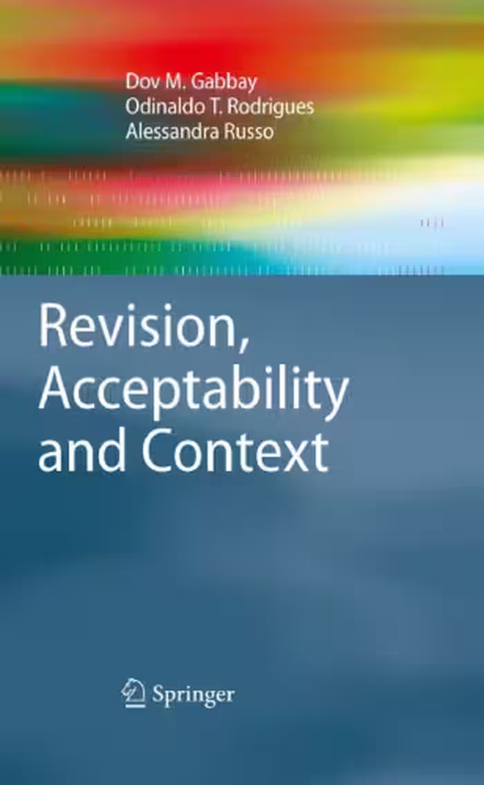 خرید و دانلود نسخه کامل کتاب Revision, Acceptability and Context: Theoretical and Algorithmic Aspects