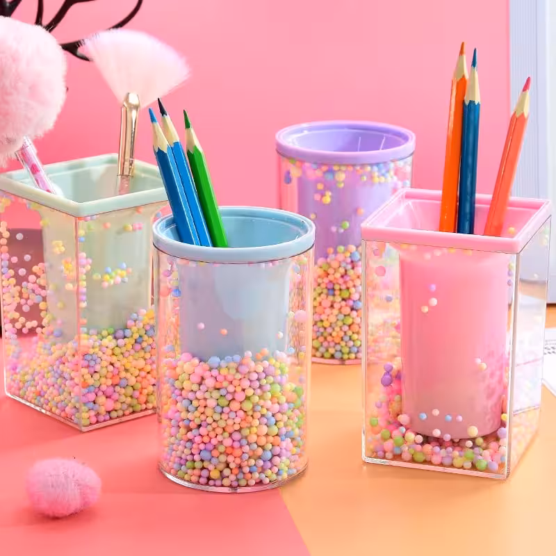 جاقلمی شفاف دونه برفی مکعبی