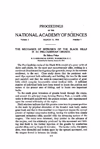 خرید و دانلود نسخه کامل کتاب The Mechanics of Intrusion of the Black Hills (S. D.) Precambrian Granite