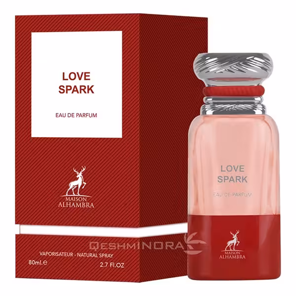ادوپرفیوم مردانه/زنانه الحمبرا لاو اسپارک (تام فورد الکتریک چری) 80 میلی لیتر | Alhambra Love Spark Eau De Parfum 80ml