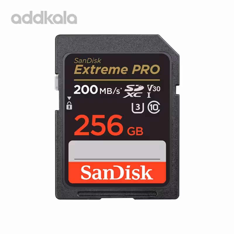 کارت حافظه سن دیسک SANDISK 256GB EXTREME PRO UHS-I SDXC 200MB/S
