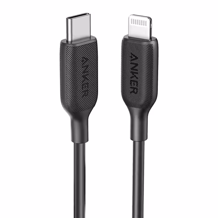 کابل نسل پنجم انکر Anker Powerline 3 USB-C to Lightening 6ft مدل A8833