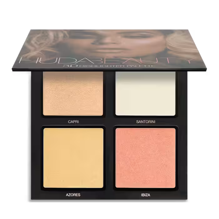 پالت هایلایتر هدی بیوتی پینک سند  HUDA BEAUTY PINK SAND HIGHLIGHTER PALETTE 45$