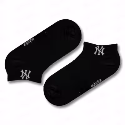 جوراب مچی NY مشکی نخ پنبه فری سایز