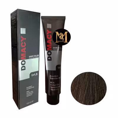 رنگ مو دوماسی شماره 6.8 حجم 120 ميلی ليتر رنگ بلوند زيتونی تيره