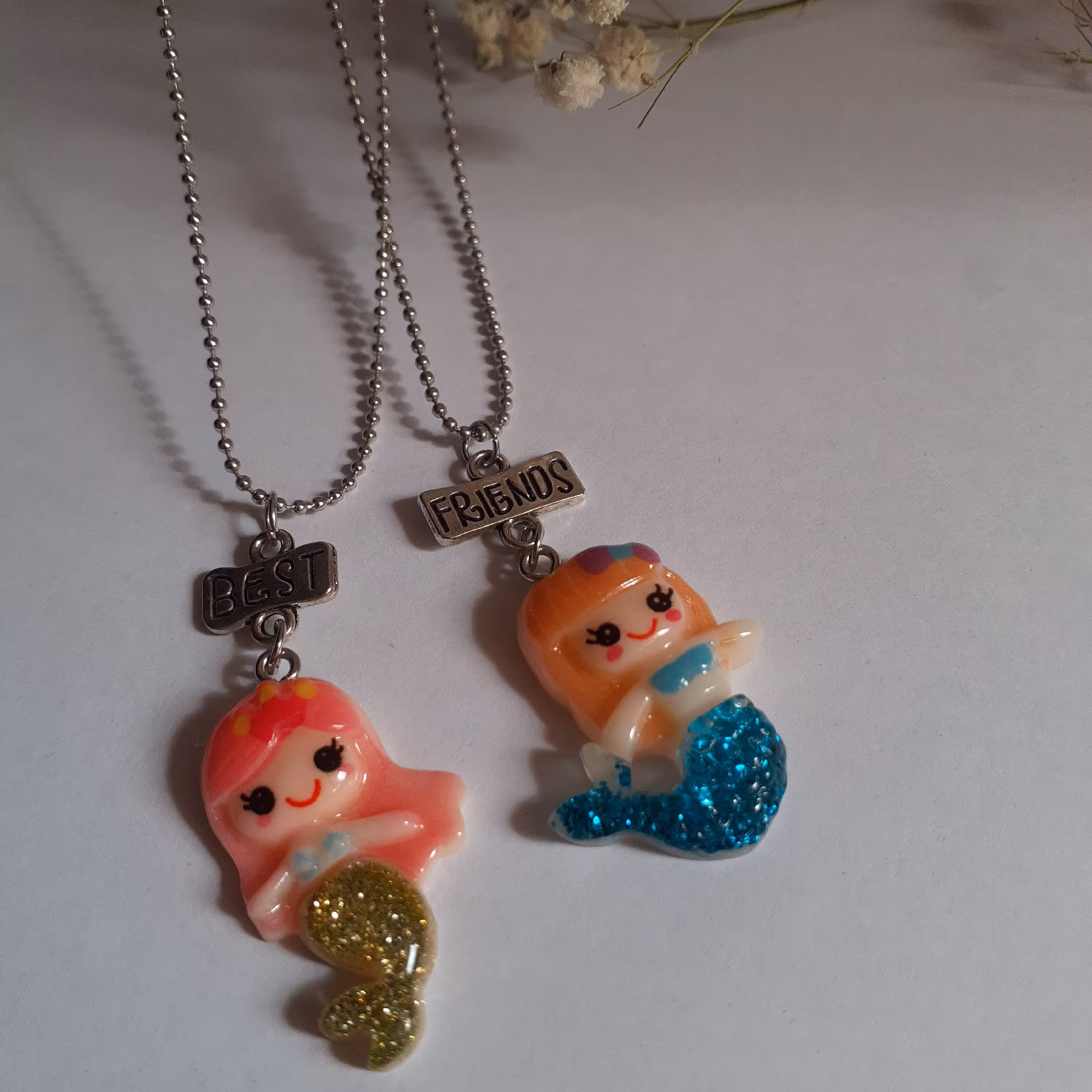 گردنبند دوستی ست گردنبند گردنبند ست جنس استیل رنگ ثابت