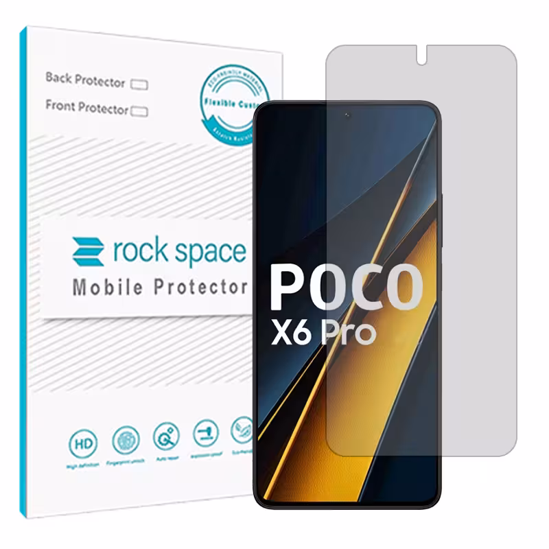 گلس شیائومی Poco X6 Pro مدل نانو هیدروژل مات برند راک اسپیس کد S