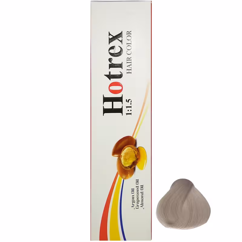 رنگ مو هاترکس سری Ash شماره A10 حجم 100 میلی لیتر رنگ بلوند خاکستری پلاتینه