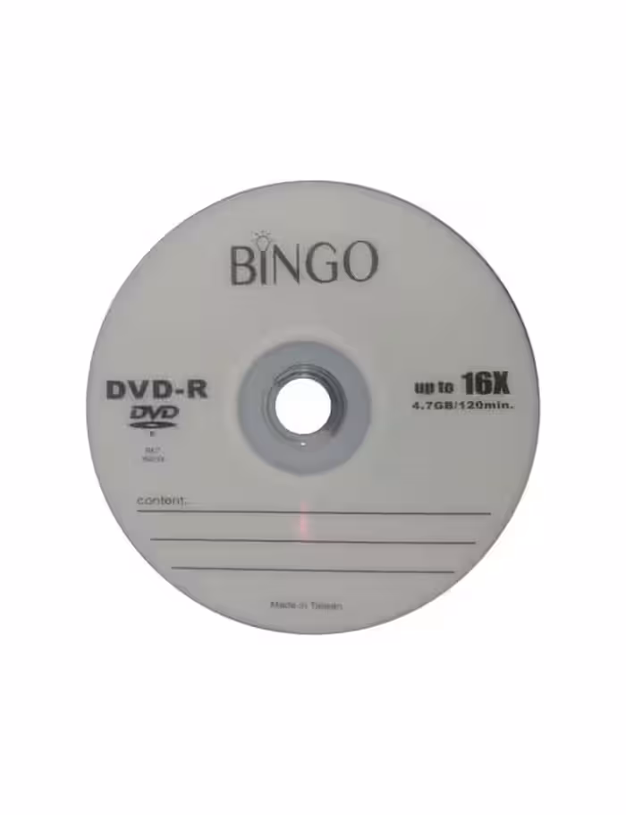 دی وی دی خام بینگو مشکی 1 حلقه