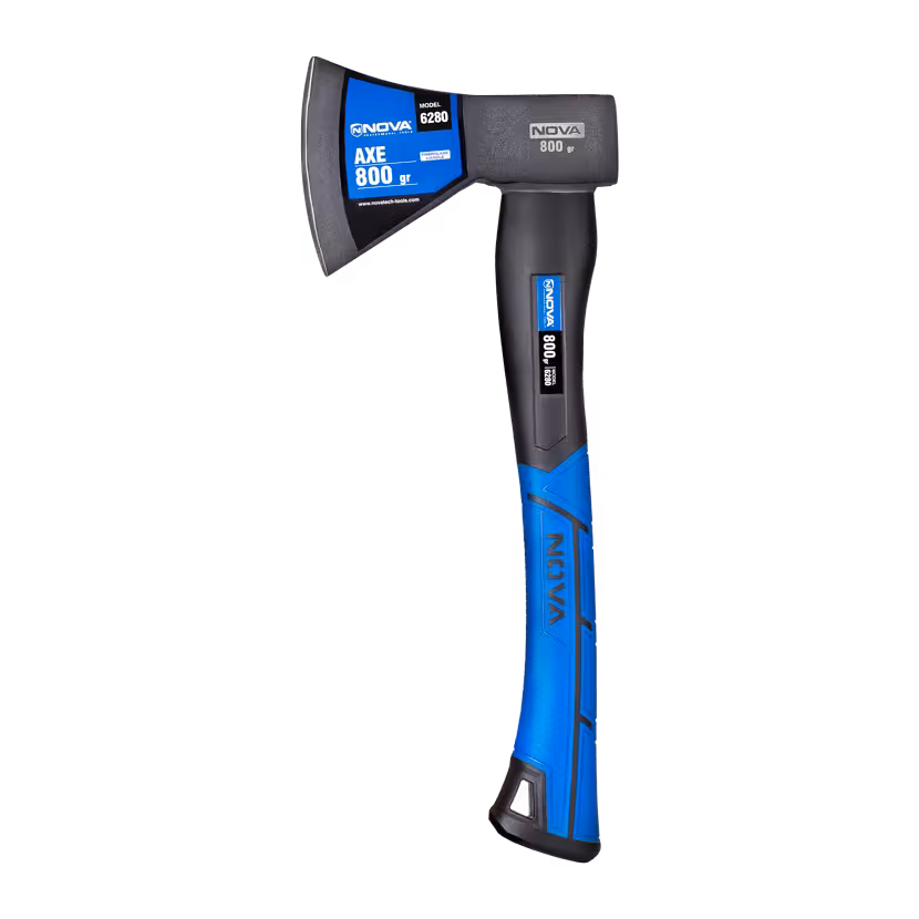 تبر 800 گرم با دسته فایبرگلاس نووا مدل 6280