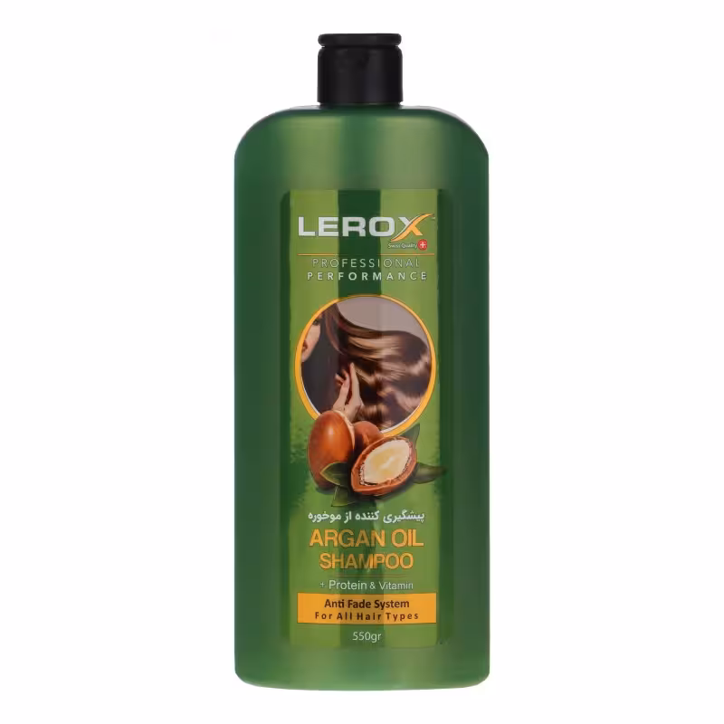 شامپو موی سر مدل پروتئینه حاوی روغن آرگان لروکس 550 گرم