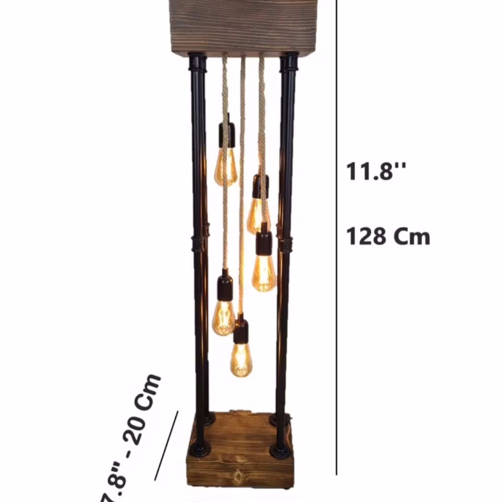 آباژور ولوستر ایستاده که بالای آن یک کمد کوچلو داره