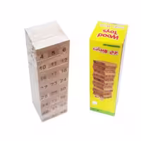 بازی فکری برج هیجان ام دی اف روکش دار  JENGA

