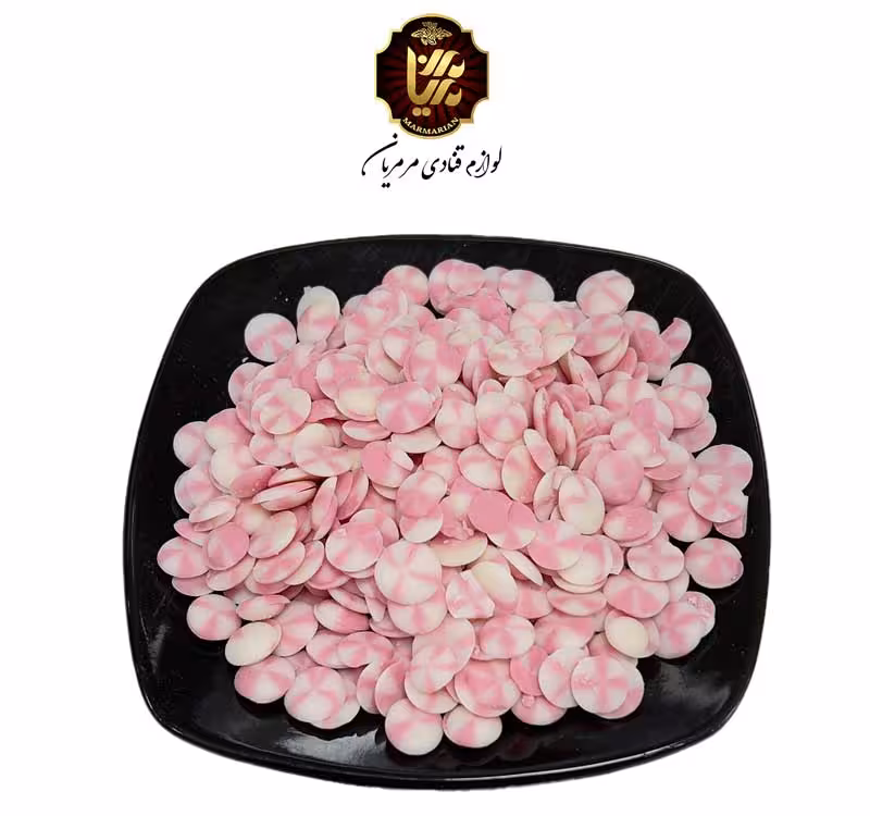 چیپس 2 رنگ توت فرنگی بسته 100گرمی