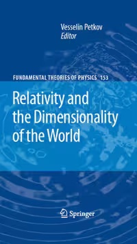 خرید و دانلود نسخه کامل کتاب Relativity and the Dimensionality of the World (Fundamental Theories of Physics)