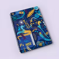 دفتر نت 50 برگ آبی لنگو (Lango)