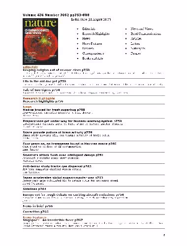 خرید و دانلود نسخه کامل کتاب Nature (Vol. 436, No. 7052, 11 August 2005)
