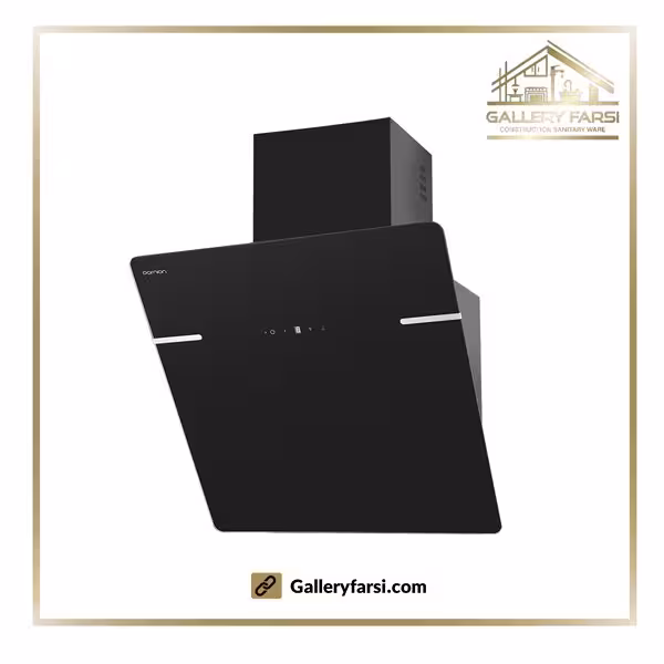 هودشیشه ای مورب آشپزخانه پرنیان استیل مدل PH-1601سایز60