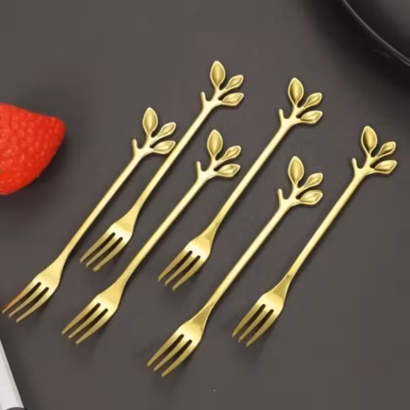 چنگال طلایی برگ L17 | amazonchi