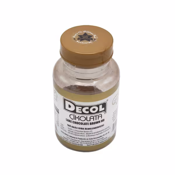 رنگ پودری خوراکی قهوه ای دکول (Decol) 25 گرمی