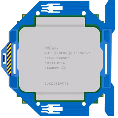 Intel Xeon E5-2690v3 (2.6GHz/12-core/30MB/135W)
