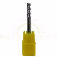 فرز انگشتی آلمینیوم سر تخت سه پر کوتاه 4 طول 50