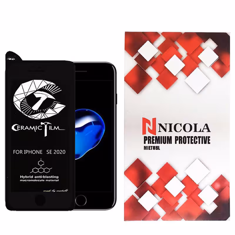 محافظ صفحه نمایش سرامیکی میتوبل مدل N_MTMR مناسب برای گوشی موبایل اپل Iphone SE 2020