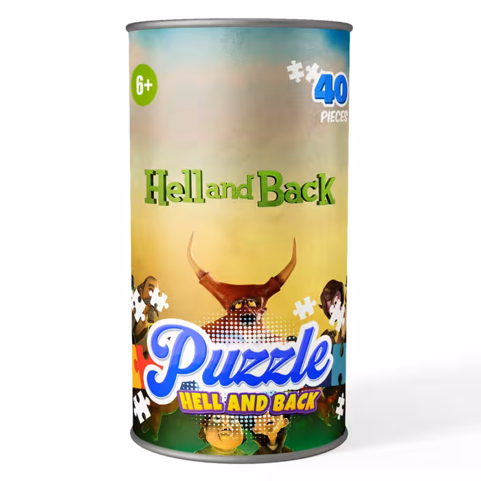 پازل 40 تکه کارتون سفر به جهنم