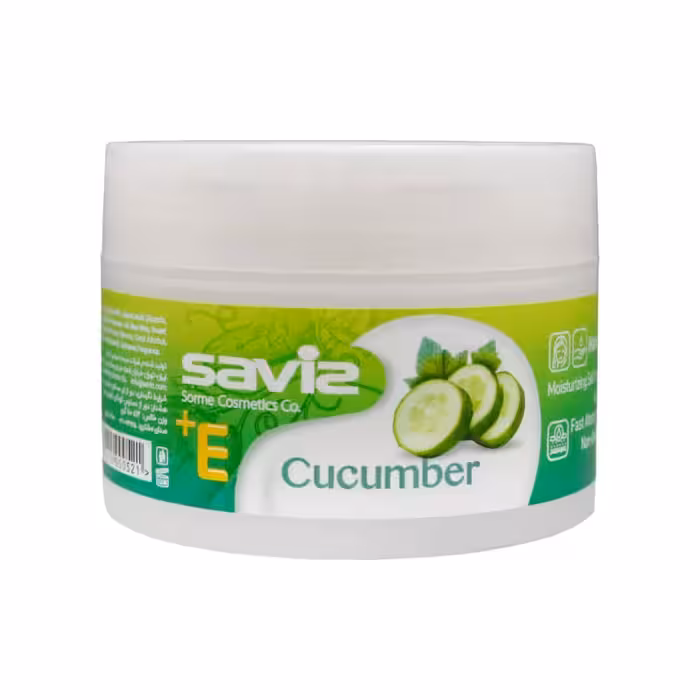 کرم مرطوب کننده خیار حاوی ویتامین ای کاسه ای ساویز