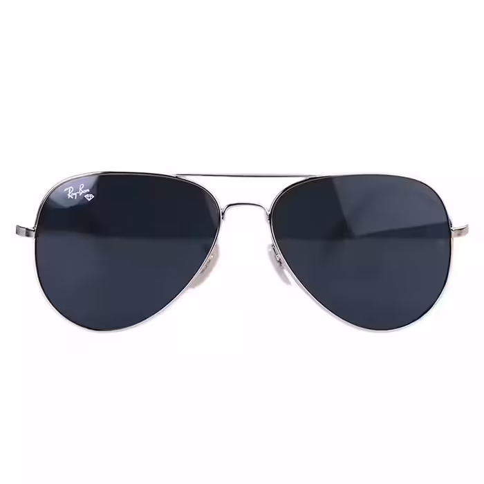 عینک آفتابی ری بن مردانه فلزی طلایی عدسی مشکی RB 3026 F/5