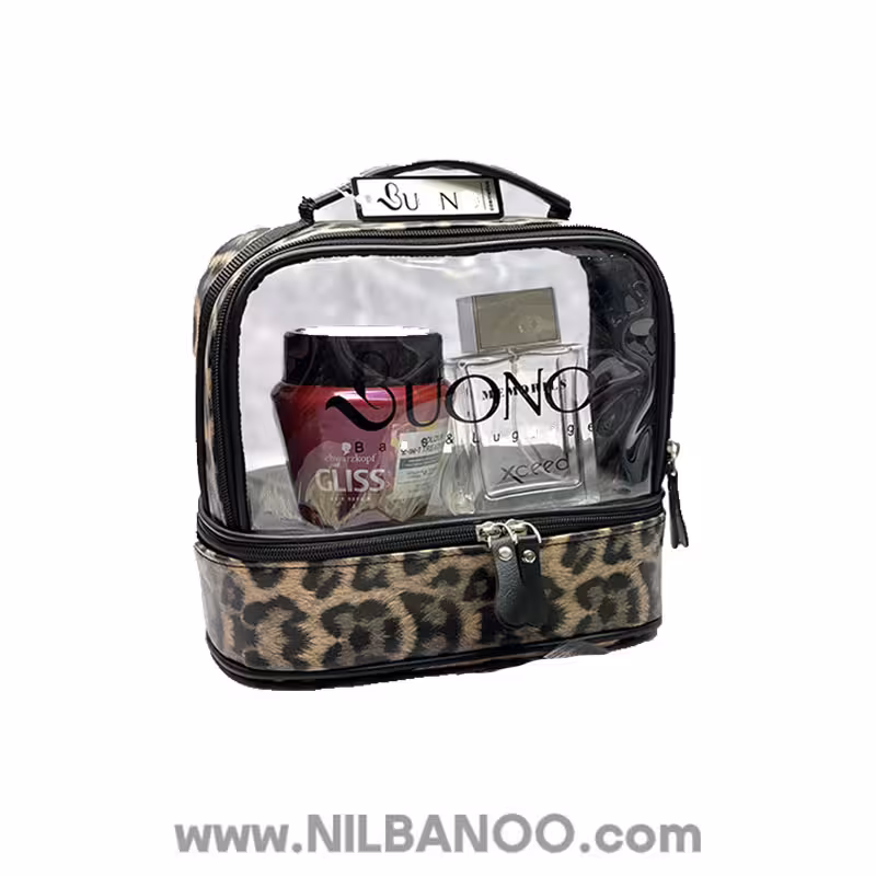 کیف آرایشی پلنگی بونو مدل 9050