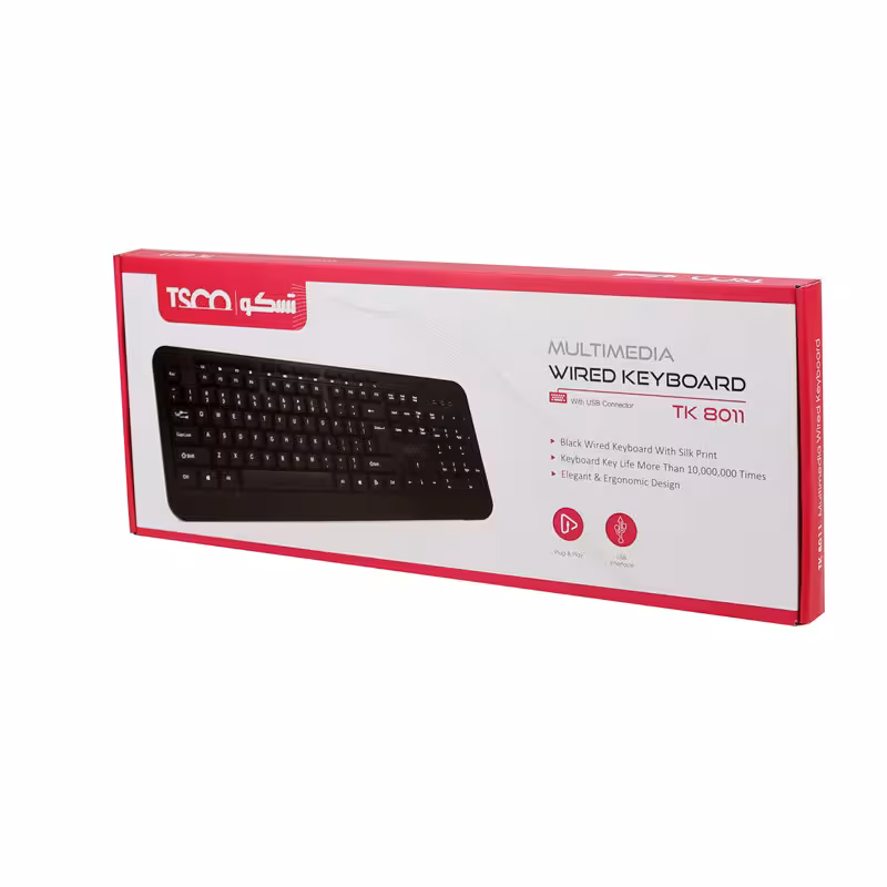 کیبورد باسیم تسکو مدل TK 8011