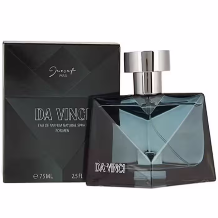 ادکلن ژکسافت ادکلن داوینچی ژکسافت مردانه رایحه اولیه نارنج پرتغال لیمو رایحه میانی گل شمعدانی گل بنفشه رایحه اصلی گیاه پاتچولی عنبر و مشک طبع خنک و شیرین