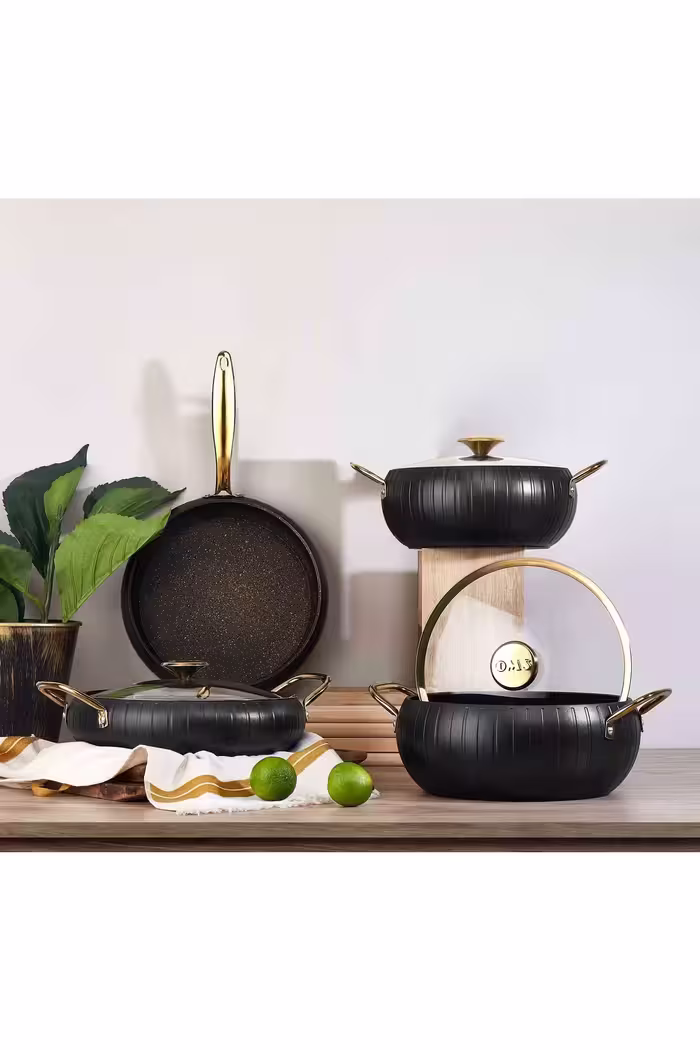 سرویس قابلمه گرانیتی 7 پارچه OMS ترکیه مدل Meridian