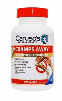 قرص کرامپز اوی کاروسوس نچرال هلث Carusos Natural Health Cramps Away