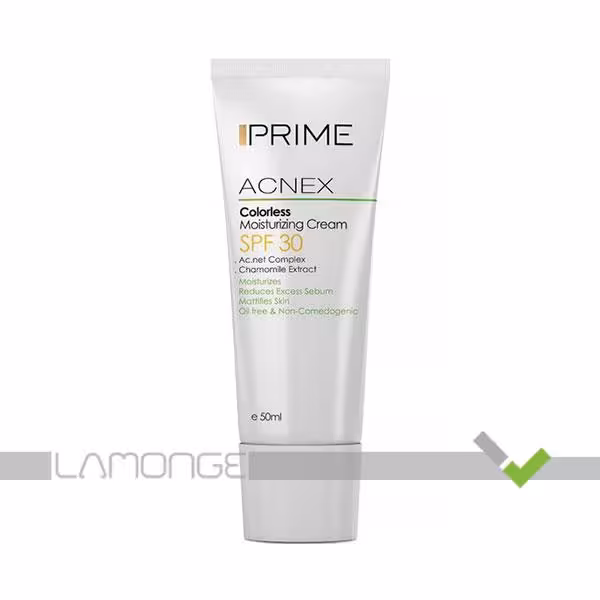 کرم مرطوب کننده فاقد رنگ 30 SPF پرایم