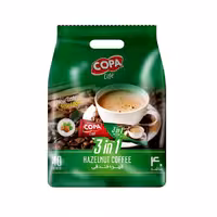 قیمت و خرید قهوه فوری فندقی 3 در 1 کوپا بسته 40 عددی