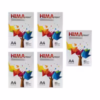 کاغذ A4 هیما کد H05-2 بسته 5 عددی 500 برگی