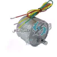موتور گیربکس کوچک 2.5 دور بر دقیقه تکفاز چینی، 6 وات، مدل ZHENG-50KTYZ-2.5RPM