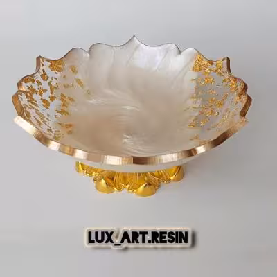 شکلات خوری صدفی و طلایی