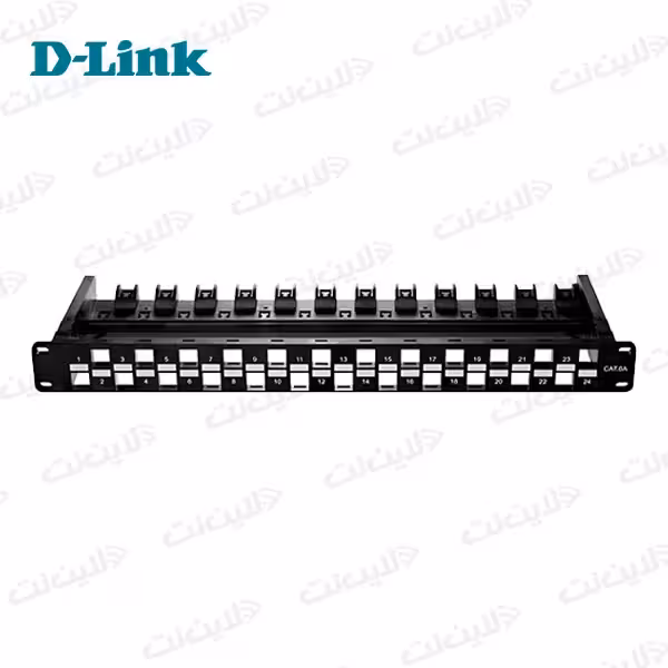 پچ پنل 24 پورت Cat6A دی لینک مدل D-LINK NPP-6A1BLK241