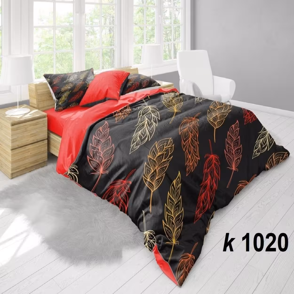 سرویس روتختی ترک إو turkev کد K-1020 دونفره 6 تکه
