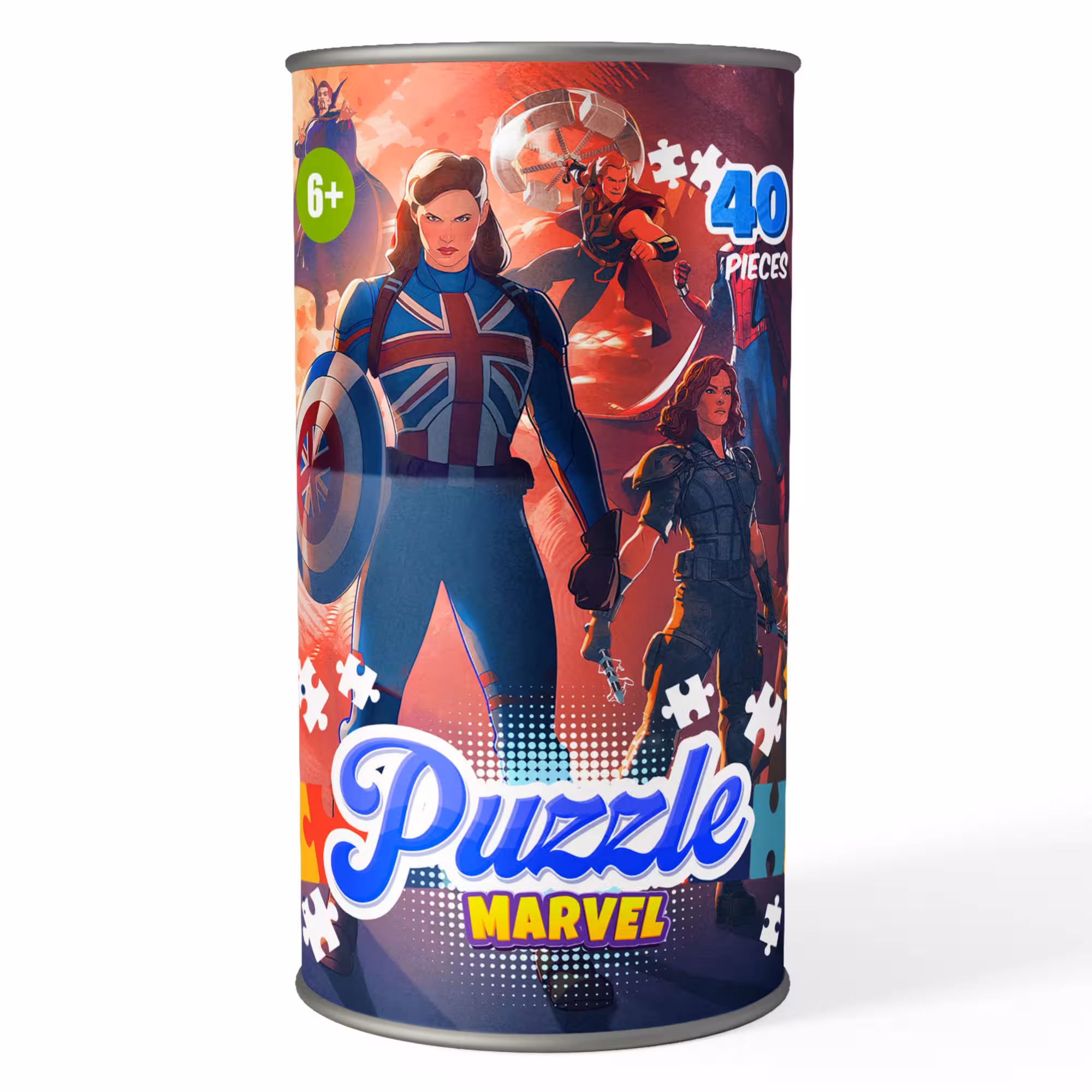پازل 40 تکه کارتون کاپیتان مارول